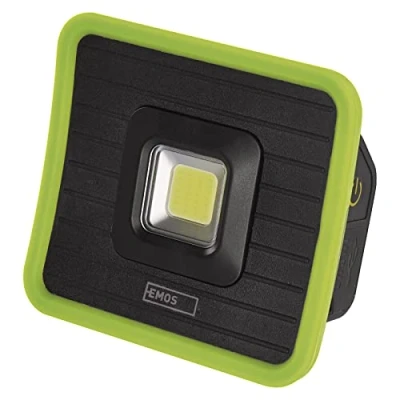 Afbeelding van EMOS Mini ledspot, oplaadbare bouwlamp met powerbank, waterdicht, max. 1000 lm, 40 m lichtbereik, 2200 mAh batterij 3 17 uur lichtduur, incl. USB kabel