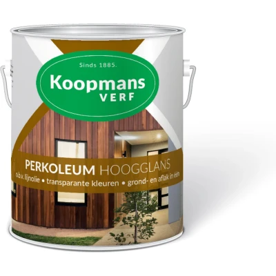 Afbeelding van Koopmans Perkoleum Hoogglans Transparant 2,5 liter Mengbaar