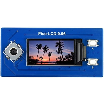 Afbeelding van 0,96 inch lcd display voor Raspberry Pi Pico, 65K kleuren weergavemodule, IPS scherm, 160 x 80 pixels, geïntegreerde ST7735S driver, SPI bus, compatibel met Pico Header