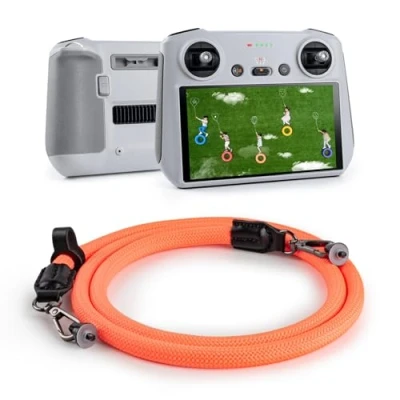 Afbeelding van VOVMOEYA DJI RC 2 Nekband,DJI Band,Nekriem voor RC/RC 2/RC Pro/RC Plus Afstandsbediening Mini 4 Pro/Mini 3 Pro/Air Bandje Sleutelkoord Oranje