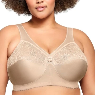 Afbeelding van Glamorise MagicLift Original #1000 Ondersteuningsbeha, zonder beugels, Blozen, 115DD