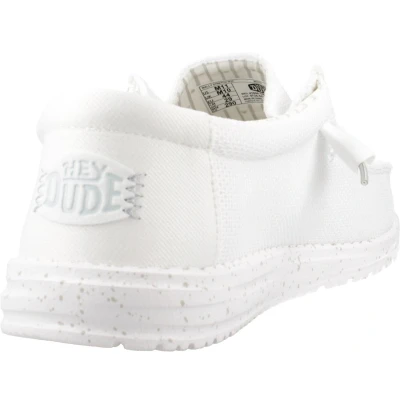 Afbeelding van Heydude Wally Stretch SOX Bootschoenen, Heren, Maat: 43, White Kunststof/ textiel