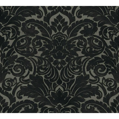 Afbeelding van AS Creation AP Finest 33583 6 335836 Zwart (Velours) Grijs