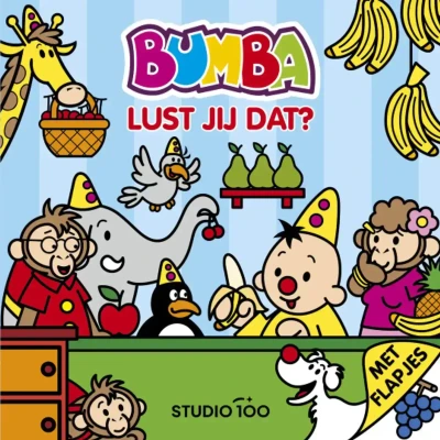 Afbeelding van Bumba : kartonboek met flapjes Lust jij dat? (Hardback)