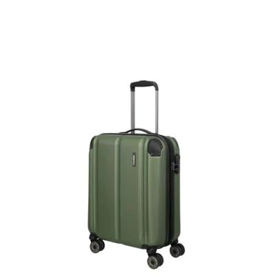 Afbeelding van Travelite City 4 Wheel Expandable Trolley S Green Handbagage Koffer