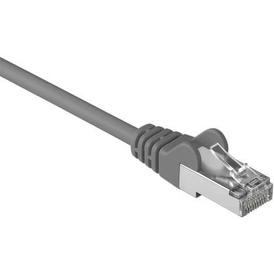 Afbeelding van Goobay CAT 5e Patch Cable, F/UTP, grey 0.25 m