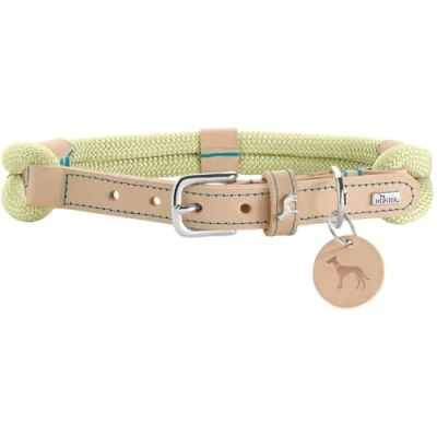 Afbeelding van Hondenhalsband Hunter Malia Groen S/M 35 44 cm