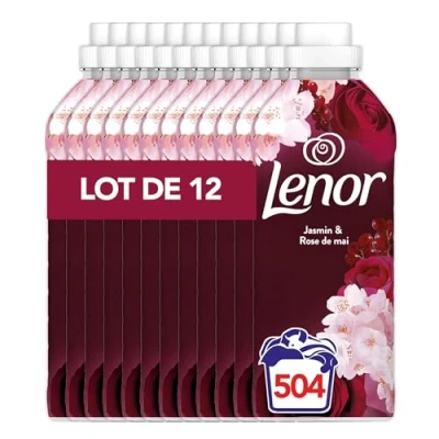 Afbeelding van Lenor Wasverzachter Jasmijn &amp; Rose de Mai 12 x 42 Wasbeurten