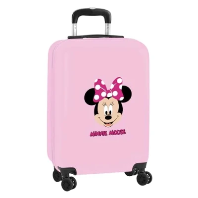 Afbeelding van Handbagagekoffer Minnie Mouse My Time Roze 20&#039;&#039; 34,5 x 55 20 cm