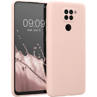 Afbeelding van kwmobile telefoonhoesje geschikt voor Xiaomi Redmi Note 9 Hoesje smartphone Precisie camera uitsnede In kokosmelk