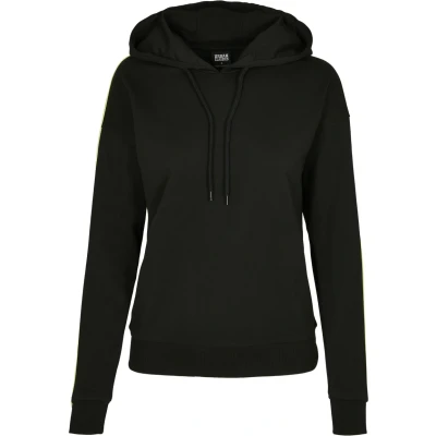 Afbeelding van Urban Classics Hoodie, Dames, Maat: XS, Black/electriclime