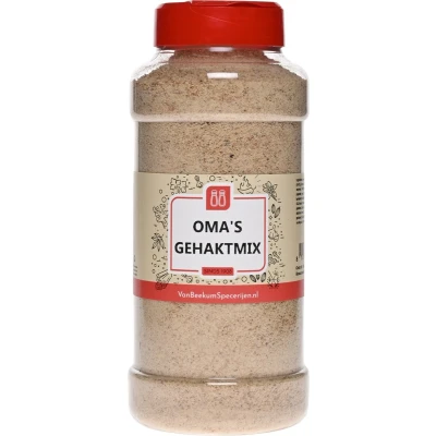Afbeelding van Van Beekum Specerijen Oma&#039;s Gehaktmix Strooibus 600 gram