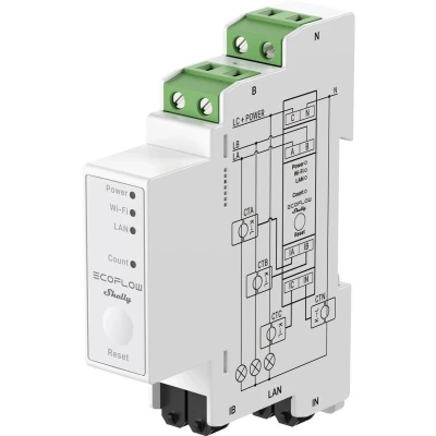 Afbeelding van ECOFLOW x Shelly Smart Meter EF OS SM003 SMSHEL Verbruiksregelaar