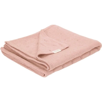 Afbeelding van Little Dutch Deken Wieg Pure Blossom Gebreid