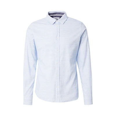 Afbeelding van s.Oliver Gemustertes MIT Kentkragen Overhemd, Heren, Maat: Small, Royalblau