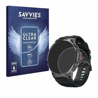 Afbeelding van Savvies Screenprotector voor Stahlgear Zeus 1.85&quot; Folie Beschermfolie transparant (6 Stuks)
