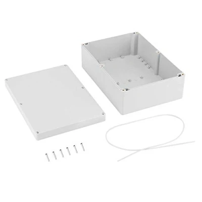 Afbeelding van waterbestendige aansluitdoos, 263 * 185 95 mm witte kunststof behuizing projectkoffer DIY aansluitdoos