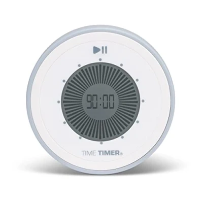 Afbeelding van Time Timer Original Twist kleur Pale Shale Visuele Countdown Tijdklok Tijdmanagement Tool School, Thuis, Kantoor Optioneel Alarm Geen Luid Getik