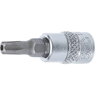 Afbeelding van BGS 5184 TS27 Dopsleutelbit 6,3 mm (1/4&quot;) TS profiel (voor Torx plus) met boring