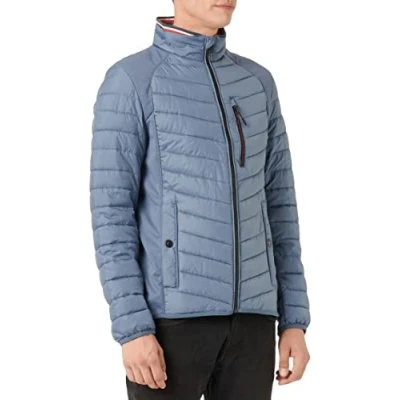 Afbeelding van TOM TAILOR Uomini Hybride gewatteerde jas 1031475, 10877 China Blue, M