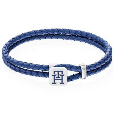 Afbeelding van Tommy Hilfiger TJ2790530 Heren armband Leren Sieraad Leer 8 mm breed 19 cm lang