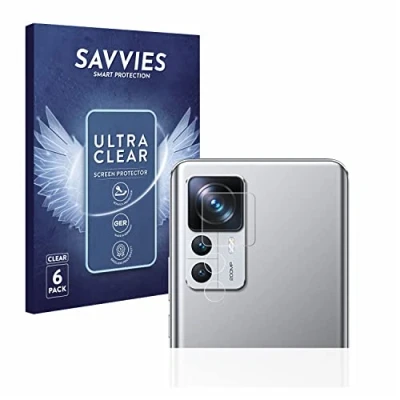 Afbeelding van Savvies Screenprotector voor Xiaomi 12T Pro (ALLEEN Camera Lens) Folie Beschermfolie transparant (6 Stuks)