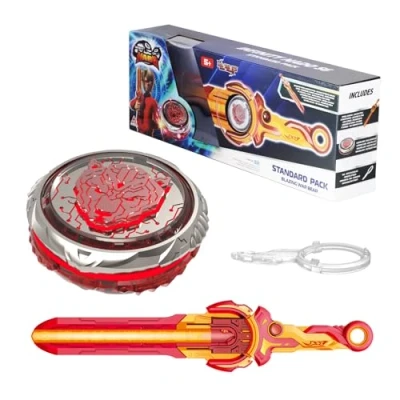 Afbeelding van Infinity Nado Beyblade Battle Tops, tol voor kinderen, metaal, speelgoed jongens, spinning tops jongens van 5, 6, 7, 8, 9, 10, 11, 12 jaar, standaard pack Blazing War Bear
