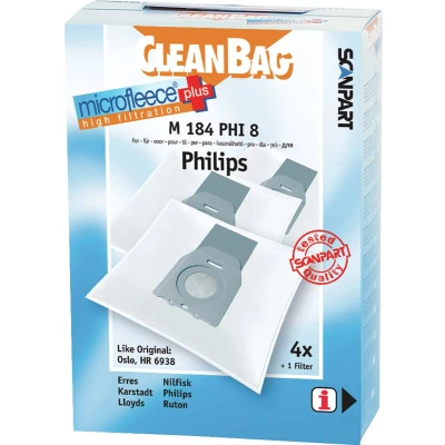 Afbeelding van Scanpart M184Phi8 Microfleese Stofzak Philips Oslo En Micro