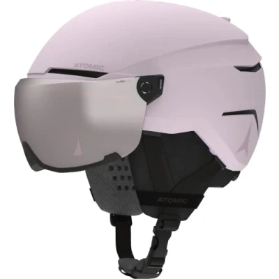 Afbeelding van ATOMIC Savor Visor JR Skihelm met vizier, lavendel, maat S, voor kinderen en jongeren, maximale schokdemping, Active Aircon ventilatie, bril high end spiegeling