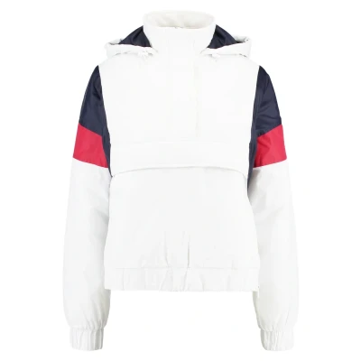 Afbeelding van Urban Classics Jas, Dames, Maat: XS, White/navy/firered