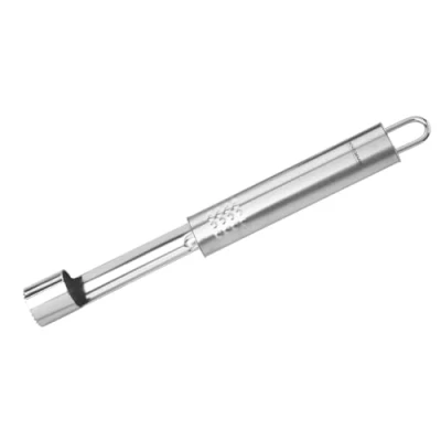 Afbeelding van Fackelmann Appelontpitter OVALGREEP, roestvrijstalen appeluitsteker, keukenhulp voor groenten en fruit (kleur: zilver), hoeveelheid: 1 stuk, 20 x 2,2 2 cm