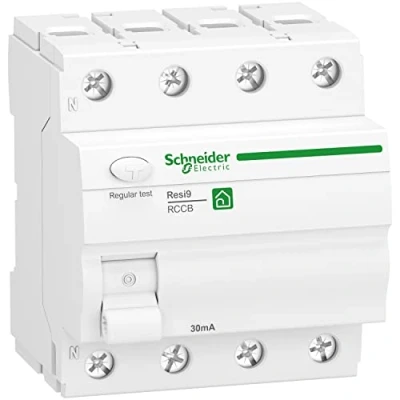 Afbeelding van Schneider Electric 1334360 SCHN aardlekschakelaar Resi9 3P+N 40A 30mA type A, wit