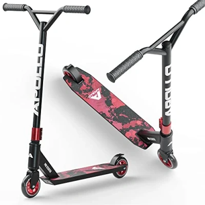 Afbeelding van Apollo Stunt Scooter Genius Pro 4.0 Hoogwaardige Stuntstep Funstep ABEC 9 Kogellagers 100 mm Wielen met Aluminium Kern Funscooter Step
