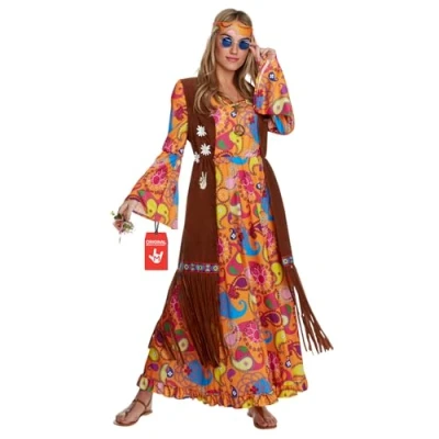 Afbeelding van Morph Lange hippie dames