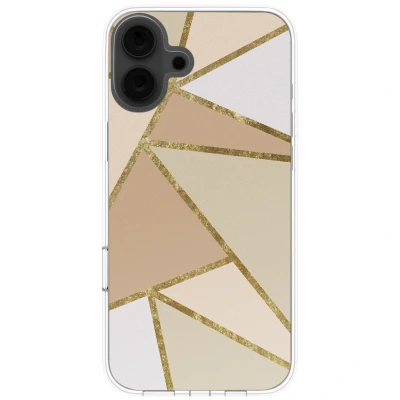 Afbeelding van imoshion hoesje Geschikt voor iPhone 16 Design Graphic Beige