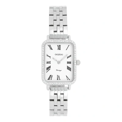 Afbeelding van OOZOO Vintage series Zilverkleurige horloge met roestvrijstalen armband C20413