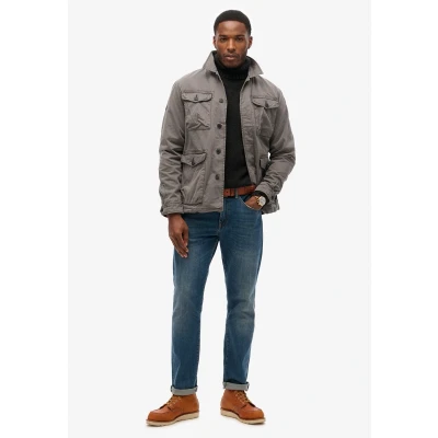 Afbeelding van Superdry Lichte jas, Heren, Maat: XXL, Washed charcoal