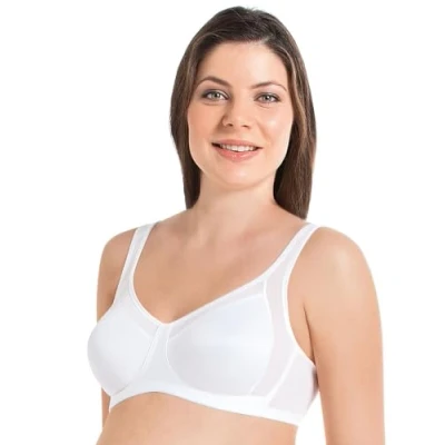 Afbeelding van Anita Basic Tshirt BH, Dames, Maat: 70F, Weiss