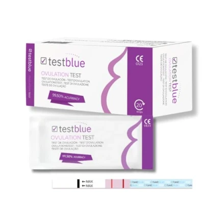 Afbeelding van Ultrasnelle ovulatietest, 60 stuks, ovulatie en vruchtbaarheidstest, herkent je meest vruchtbare dagen, eenvoudig te bedienen ovulatietest met nauwkeurige resultaten, gevoelige
