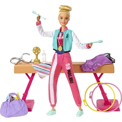 Afbeelding van Barbie Gymastiek pop Speelset