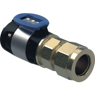 Afbeelding van Geberit FlowFit perskoppeling recht 16 x 12 pers