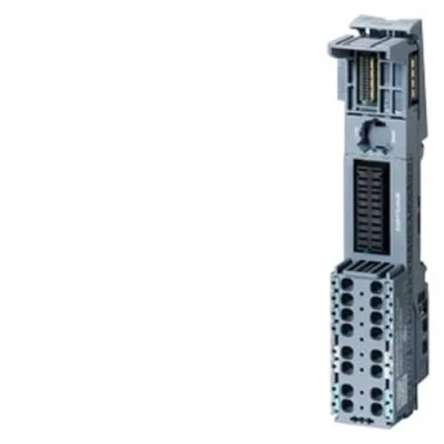Afbeelding van Siemens simatic et 200sp baseunit bu20 p12 a4 0b bu type b0 push in klemmen with 4 aux terminals bridged to left wxh 20mmx117mm 6es7193 6bp20 0bb0