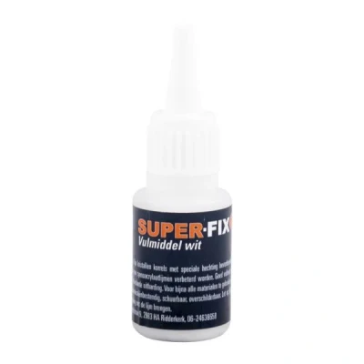 Afbeelding van Super Fix vulmiddel wit tbv secondelijm (20gr)