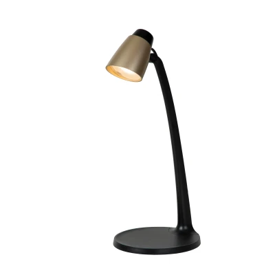 Afbeelding van Lucide LUDO Bureaulamp 1xGeïntegreerde LED Mat Goud Messing