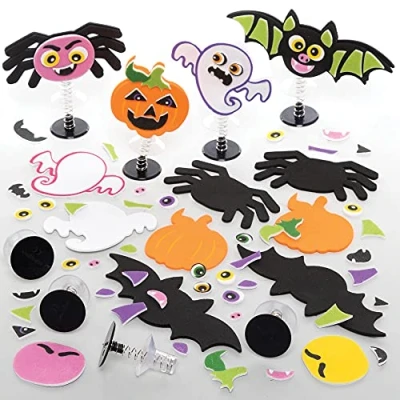 Afbeelding van Baker Ross FE849 Halloween schieter sets pak van 8, foam knutsel activiteiten voor kinderen om te maken, versier en tentoonstel het ontwerp, perfect als cadeau aan creatieve geven
