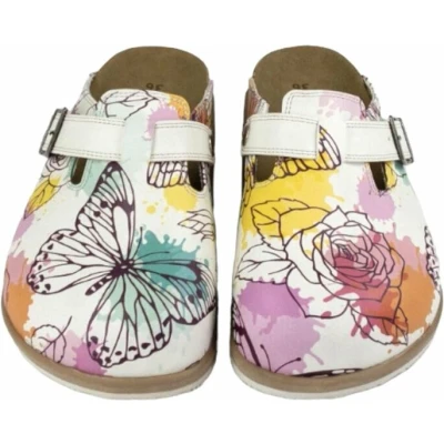 Afbeelding van GOBY Butterfly Clogs Slippers Hoge kwaliteit Handmade Maat 38