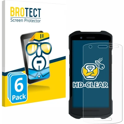 Afbeelding van BROTECT Screenprotector voor Zebra TC21/ TC26 Folie Beschermfolie transparant (6 Stuks)