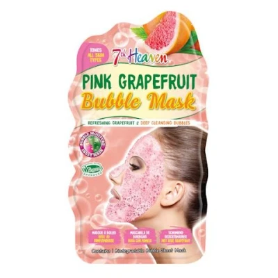Afbeelding van 7th Heaven face mask pink grapefruit bubble sheet