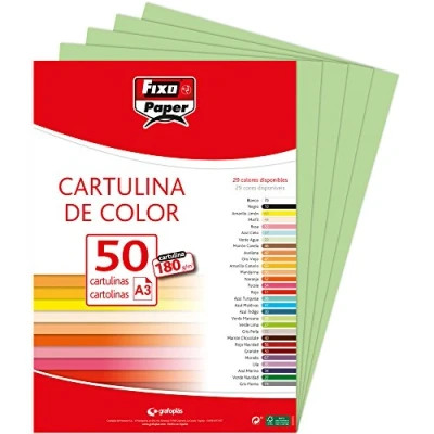Afbeelding van Fixo Paper 11120328 karton, A3, 50 stuks, pistache groen, 180 g
