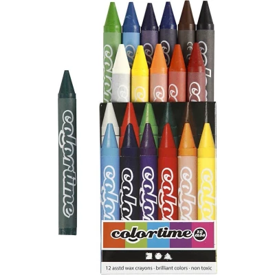 Afbeelding van Creativ Company Set met Kleurkrijt, 12 Kleuren